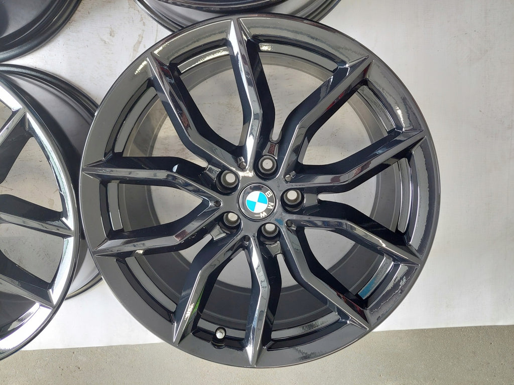 4x Alufelge 19 Zoll 9.0" 5x112 38ET Glanz Schwarz 6880685 BMW X5 G05 G06 FEL9785873968ei