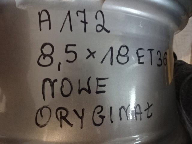 1x Alufelge 18 Zoll 8.5" 5x112 36ET Glanz Grau Mercedes-Benz Slc R172 Slk Mg FEL6726456702ch