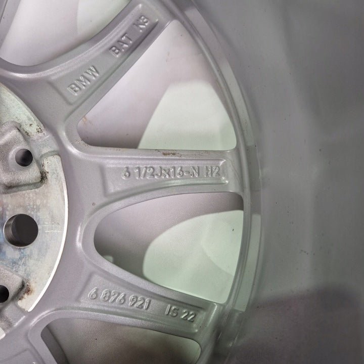 4x Alufelge 16 Zoll 6.5" 5x112 22ET Glanz Grau 6883515 BMW G21 G20 Mg Rim Wheel FEL8600876044hh