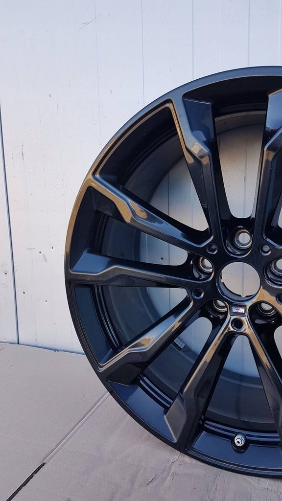1x Alufelge 20 Zoll 43ET Glanz Schwarz 7916266 BMW X3 G01 Rim Wheel FEL1847732377ub