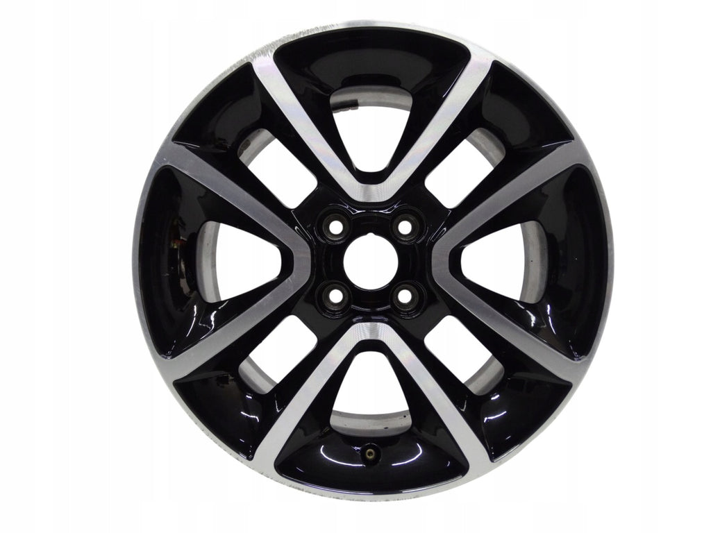 1x Alufelge 16 Zoll 7.0" 4x100 37ET Glanz Schwarz 403006930R Renault Twingo Iii FEL4190466219rz