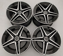Load image into Gallery viewer, 4x Alufelge 18 Zoll 7.5" 5x112 40ET Glanz Schwarz A2064011700 Mercedes-Benz W206 FEL3615944508xt