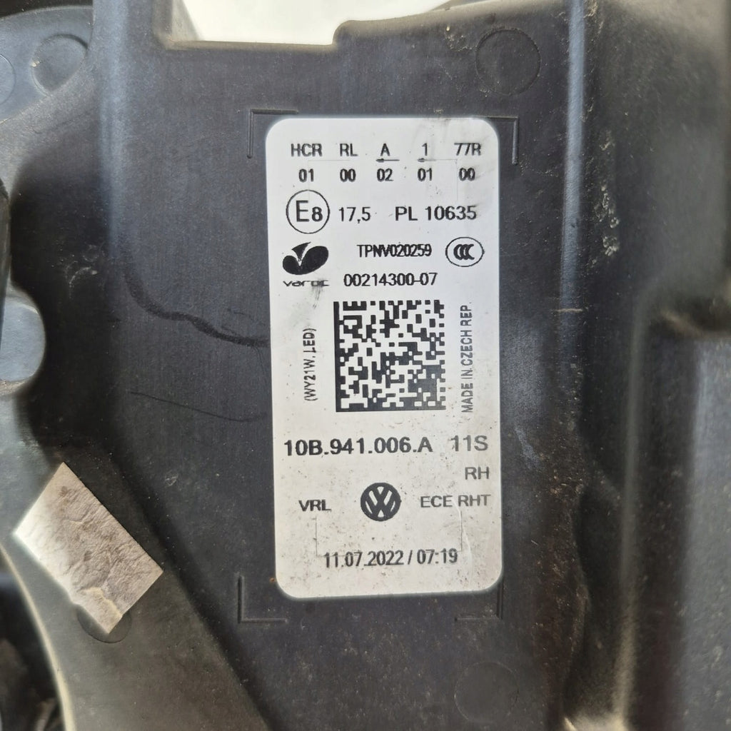 Frontscheinwerfer VW Id.3 10B941006A Full LED Rechts Scheinwerfer Headlight SCH6470322934ms