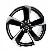 Laden Sie das Bild in den Galerie-Viewer, 4x Alufelge 18 Zoll 8.0" 5x112 46ET Glanz Schwarz 8V0601025DF Audi Rim Wheel FEL8346742714ss