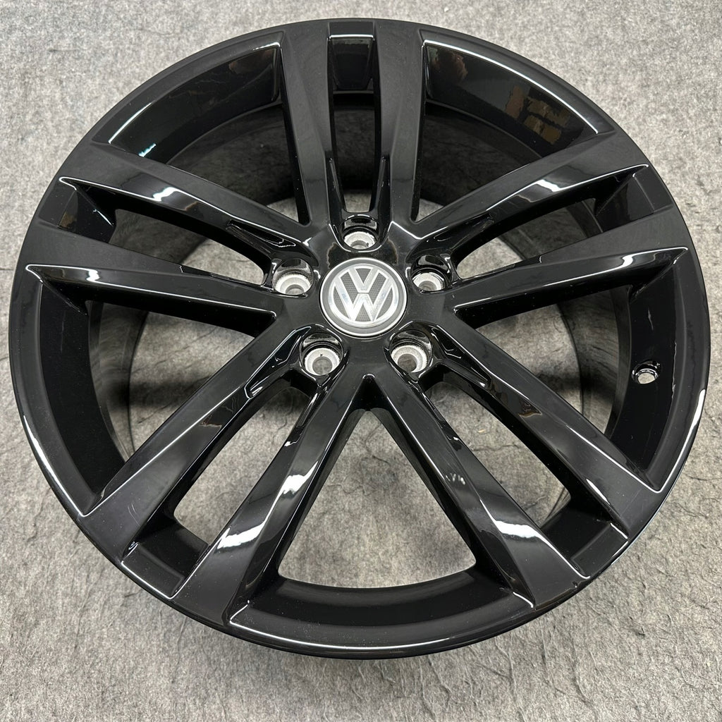 4x Alufelge 18 Zoll 7.5" 5x112 51ET Glanz Schwarz 5G0601025AF VW Golf Vii FEL3964717910mj