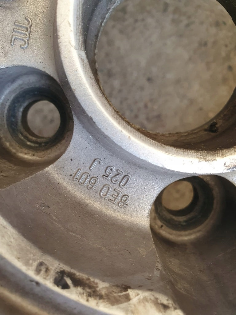 1x Alufelge 17 Zoll 7.5" 5x112 45ET Glanz Silber 8E0601025J Audi A4 B6 Rim Wheel FEL8991872929ot