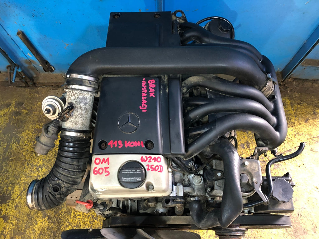 Motor Mercedes-Benz W210 OM605 2.5 113PS 329TKm Diesel Engine Komplett