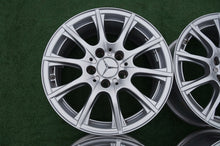 Load image into Gallery viewer, 4x Alufelge 16 Zoll 6.5" 5x112 38ET Glanz Silber A2054012400 Mercedes-Benz W205 FEL5754955709wc