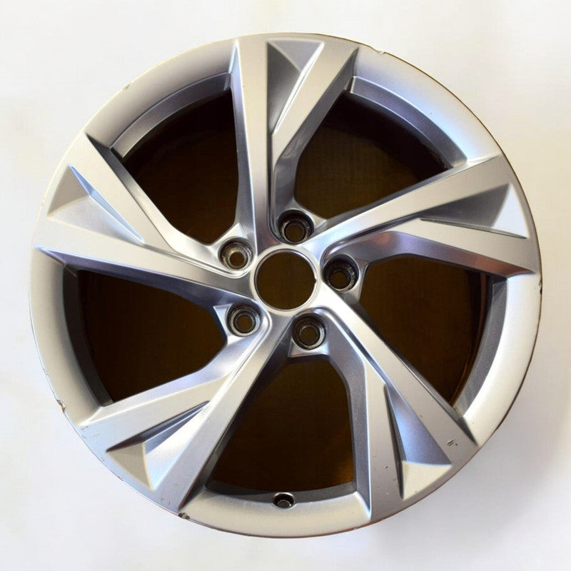 1x Alufelge 18 Zoll 8.0" 5x112 40ET Glanz Silber Audi B9 Rim Wheel