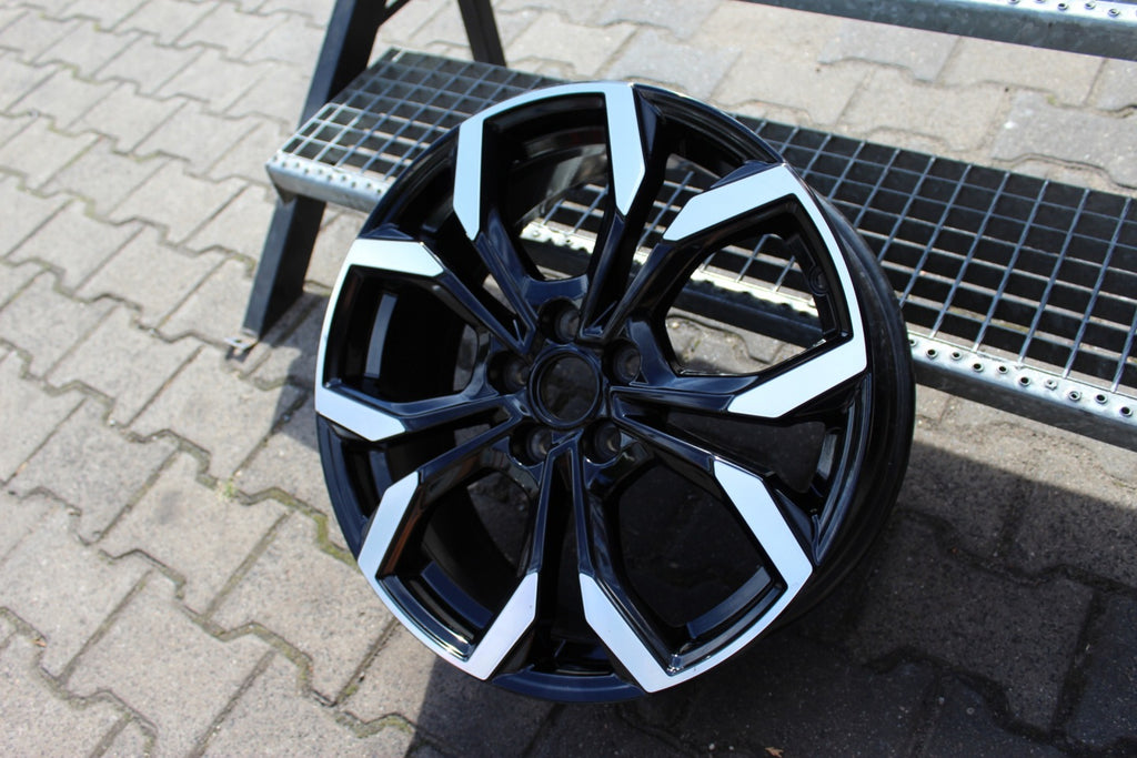 1x Alufelge 18 Zoll 7.0" 5x108 47 5ET Glanz Ford Kuga Rim Wheel FEL7182676645tu