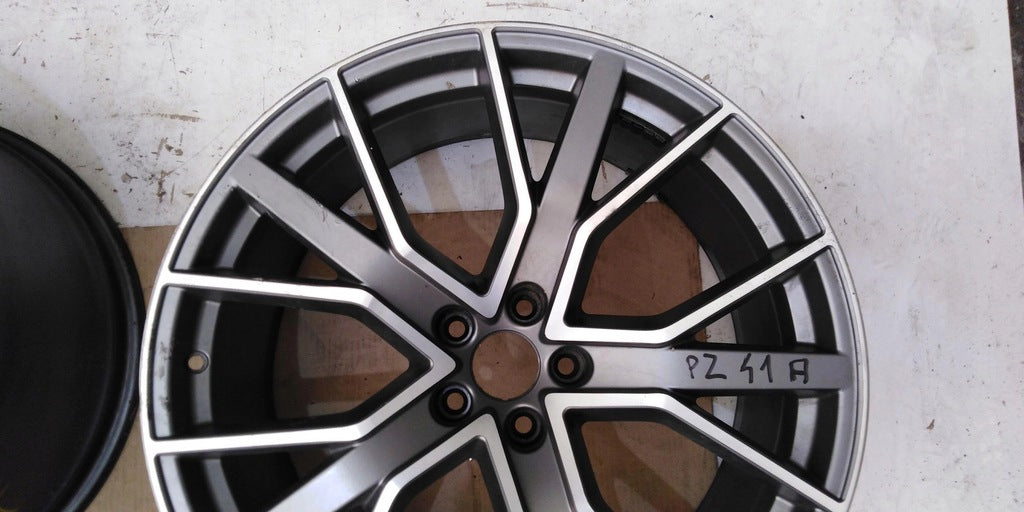 1x Alufelge 21 Zoll 9.5" 5x112 25ET Matt Silber 4G060102 Audi A6 Rim Wheel FEL1659515386za