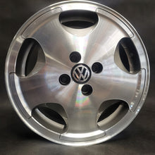 Load image into Gallery viewer, 1x Alufelge 15 Zoll 6.0" 4x100 35ET Glanz Silber 191601025 VW Golf Ii Rim Wheel FEL7469122438rz
