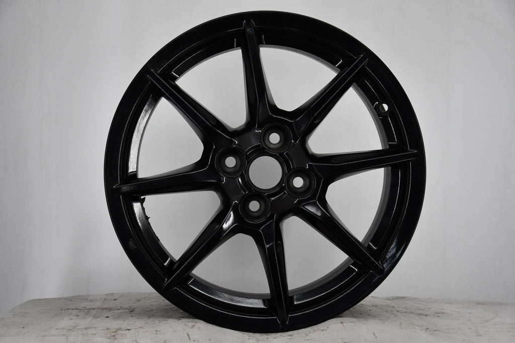 1x Alufelge 16 Zoll 6.5" 4x100 45ET Glanz Schwarz 9965G36560 Mazda Mx-5