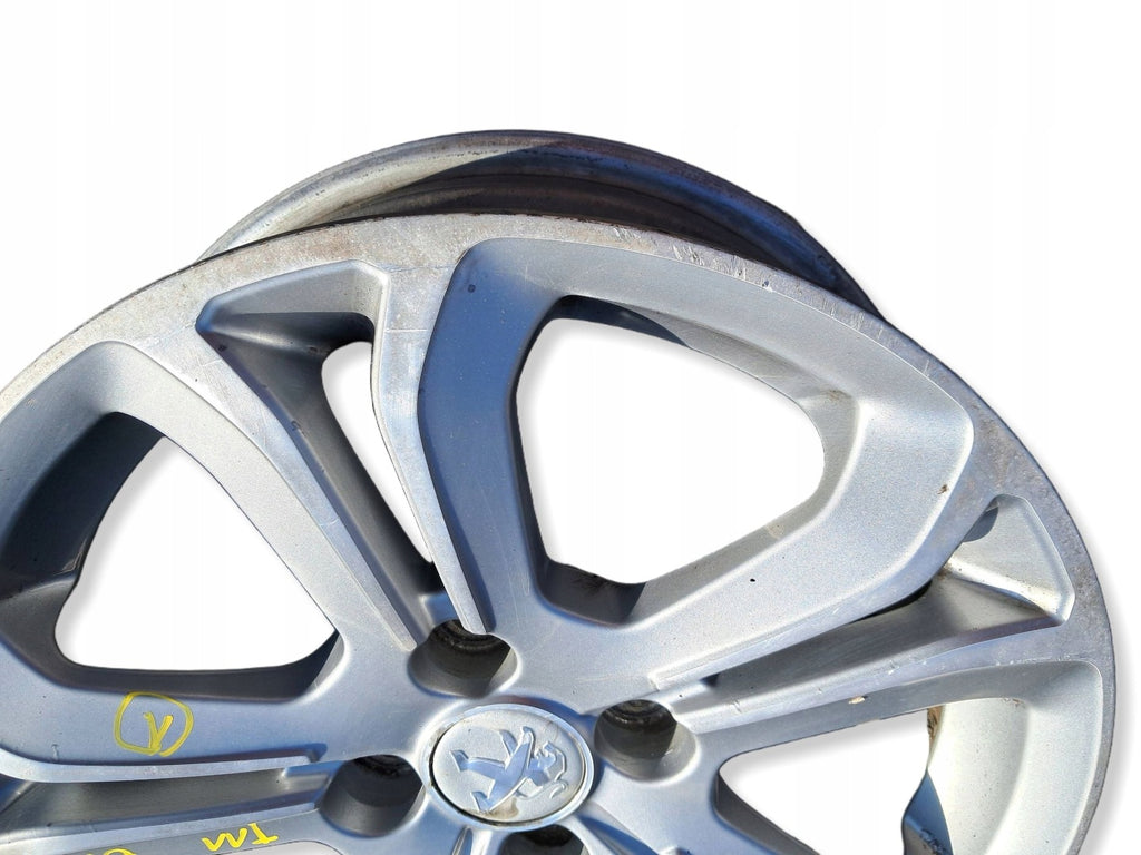 1x Alufelge 16 Zoll 6.0" 4x108 23ET Glanz Graphit 9673773677 Peugeot 208 FEL7191787012uu