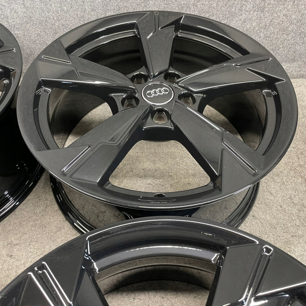 4x Alufelge 18 Zoll 8.0" 5x112 39ET Glanz Silber 4K0601025D Audi A6 C8 Rim Wheel FEL9755091052mi