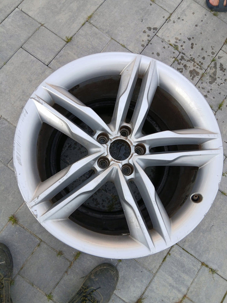1x Alufelge 19 Zoll 8.5" 5x112 32ET Glanz Schwarz 8T0601025H Audi A5 Rim Wheel FEL2988536070sp