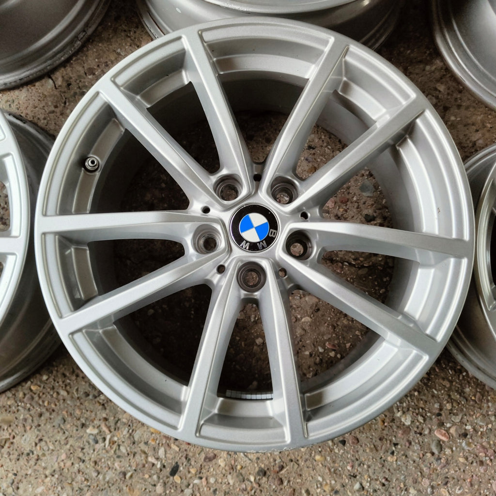 4x Alufelge 17 Zoll 7.5" 5x112 30ET Glanz Silber 6883520 BMW Rim Wheel FEL4429919437qh
