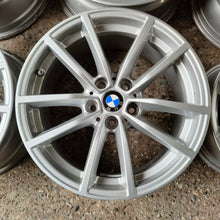 Laden Sie das Bild in den Galerie-Viewer, 4x Alufelge 17 Zoll 7.5" 5x112 30ET Glanz Silber 6883520 BMW Rim Wheel FEL4429919437qh