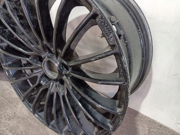 1x Alufelge 18 Zoll 8.0" 5x112 45ET Glanz Graphit Mg Rim Wheel FEL1859493899pg