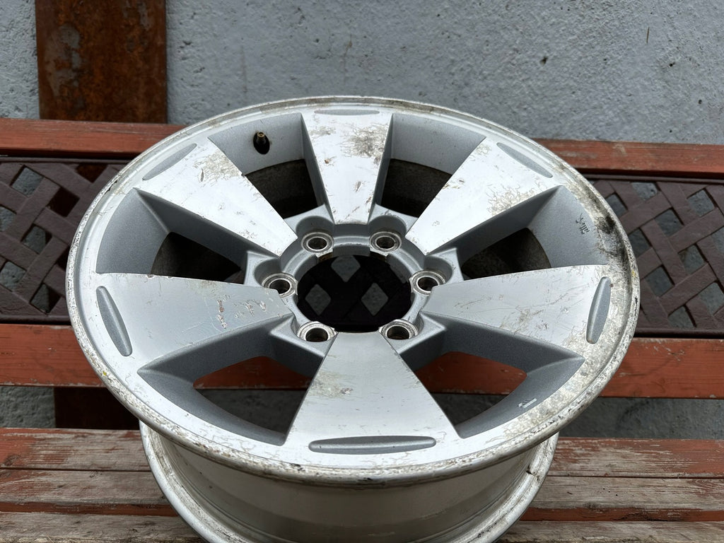 1x Alufelge 16 Zoll 7.0" 6x139.7 Silber Mitsubishi Pajero Sport Rim Wheel