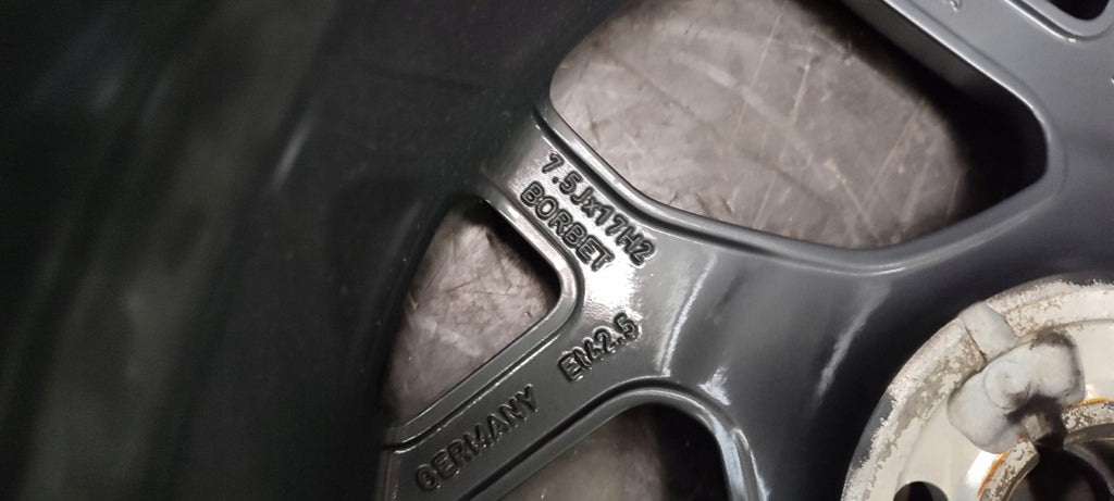 1x Alufelge 17 Zoll 7.5" 4x108 Glanz K1BJ-B1A Ford Fiesta Rim Wheel FEL9848122477jh