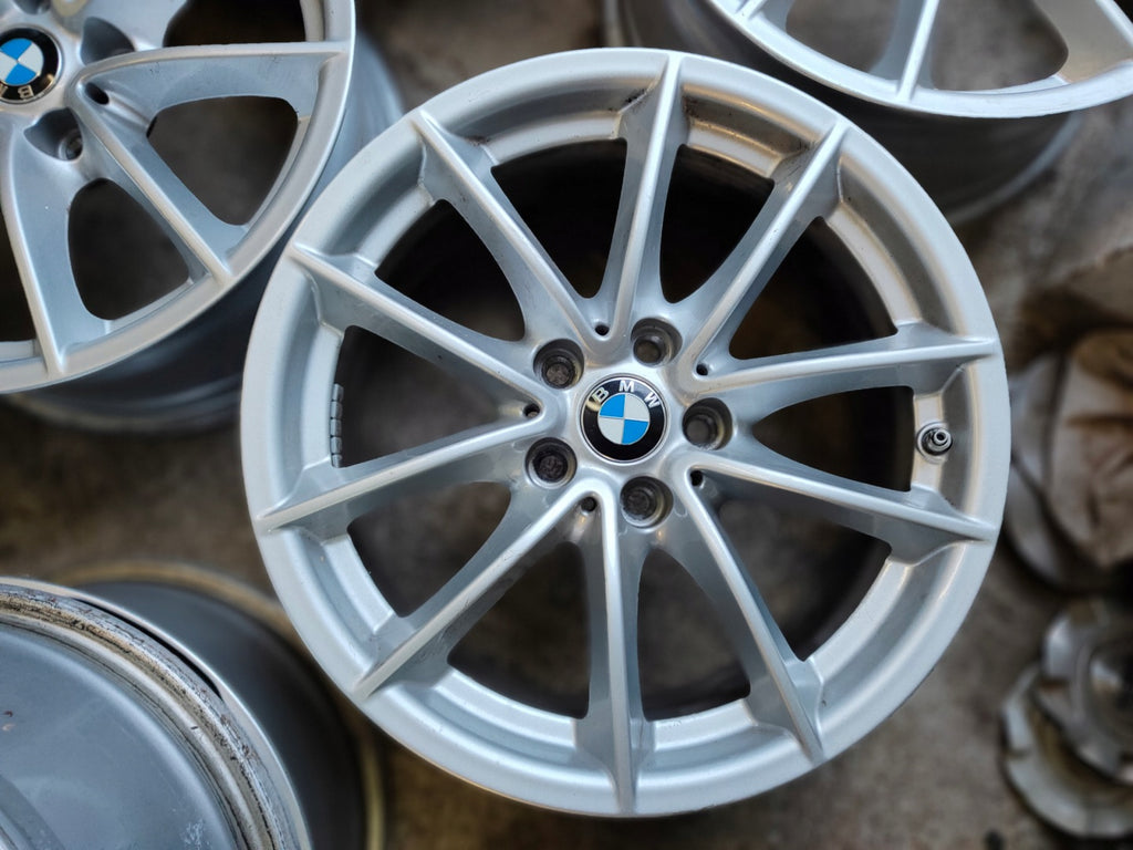 4x Alufelge 17 Zoll 7.5" 5x112 27ET Glanz Silber 6868217 BMW Rim Wheel FEL7676628600eu