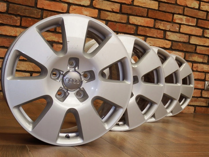 4x Alufelge 18 Zoll 7.5" 5x130 53ET Glanz Silber 4L0601025AF Audi Q7 Rim Wheel FEL9820249253rp