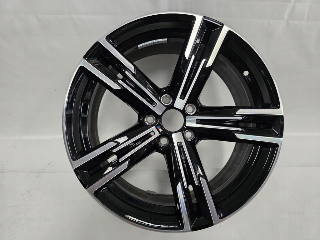 1x Alufelge 18 Zoll 7.5" 5x112 25ET Glanz Schwarz 8746631 BMW G20 Rim Wheel FEL2572594745tj