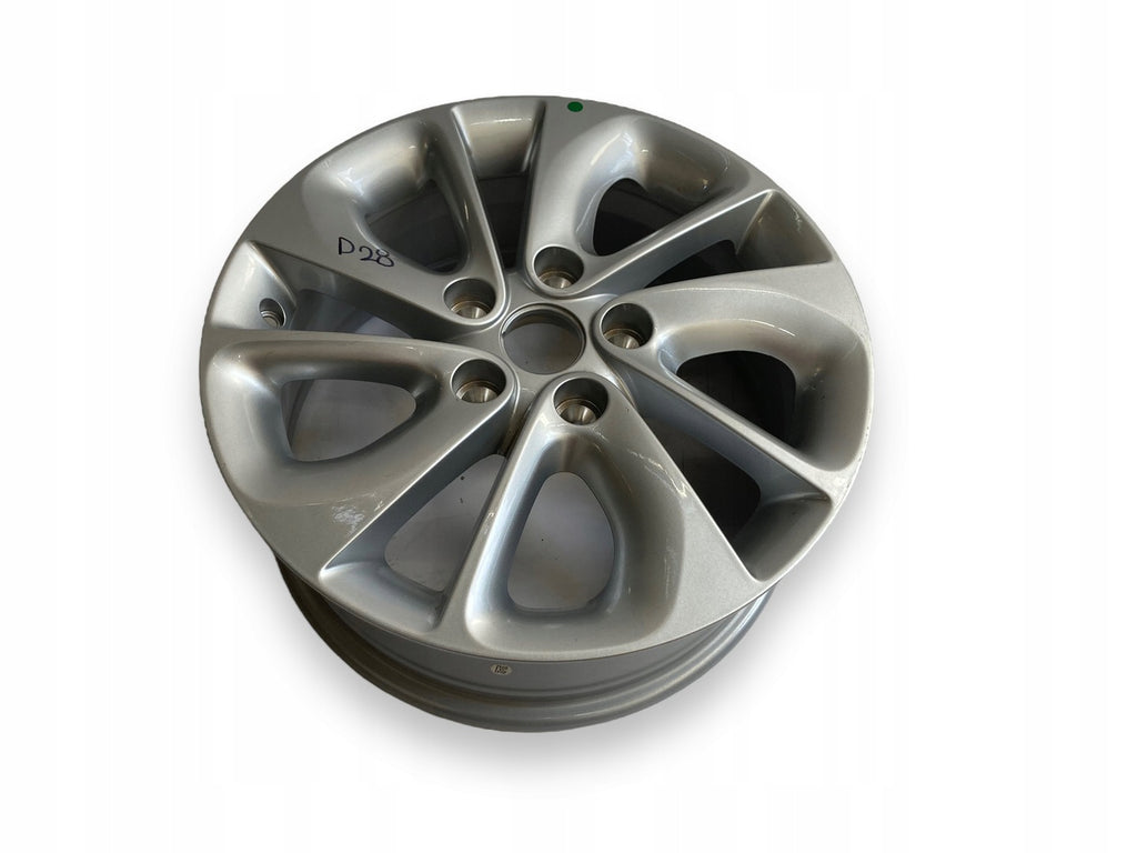 1x Alufelge 16 Zoll 6.5" 5x114.3 47ET Glanz 403005020 Renault Megane 1 Scenic