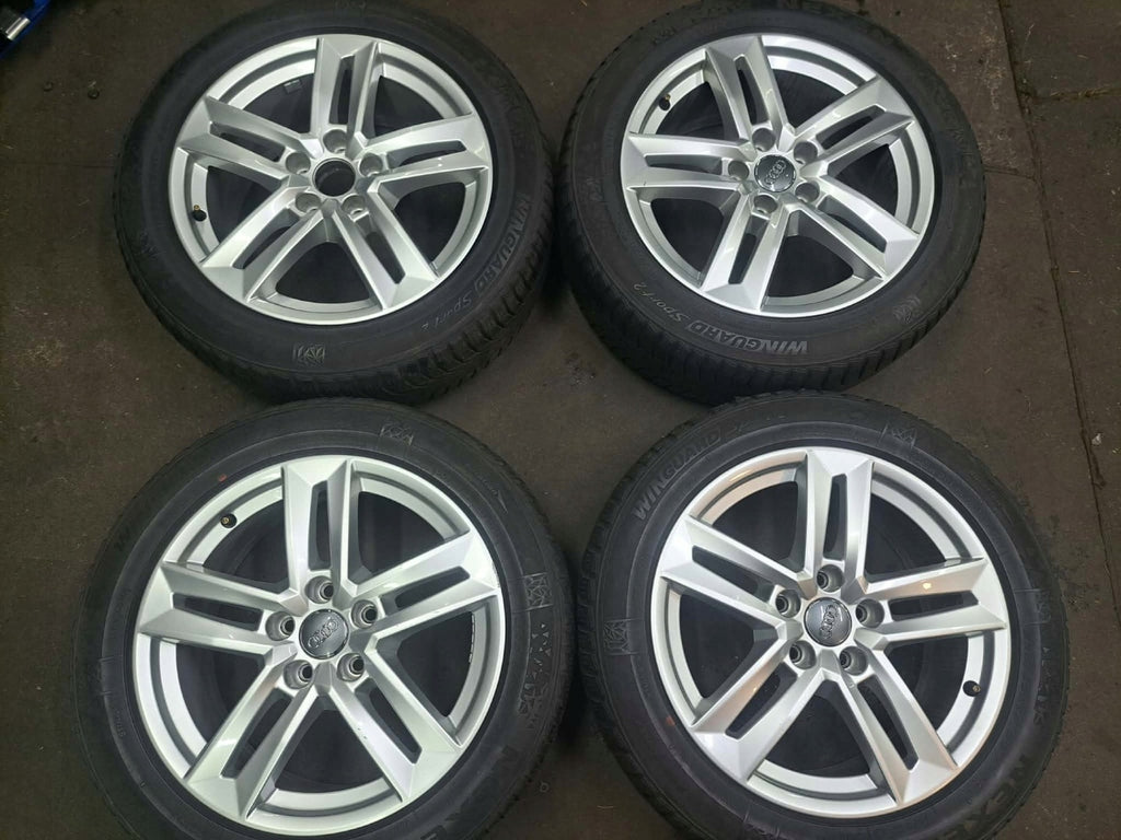 4x Alufelge 17 Zoll 7.0" 5x112 42ET Glanz Silber 8W0601025P Audi A4 A3 I Passat FEL7893887048gm