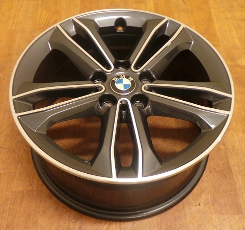 1x Alufelge 17 Zoll 7.5" 5x112 54ET Glanz Grau 6856087 BMW 1 F40 Mg Rim Wheel FEL3726247302ur