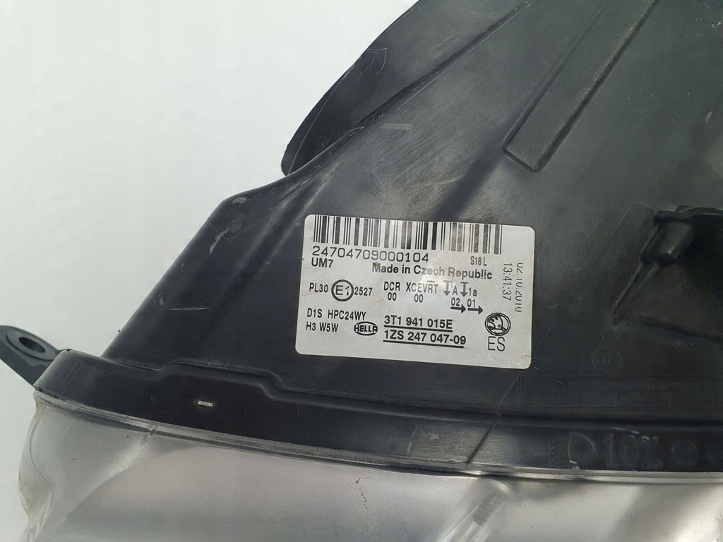 Frontscheinwerfer Skoda Superb II 3T1941015E Xenon Links Scheinwerfer Headlight