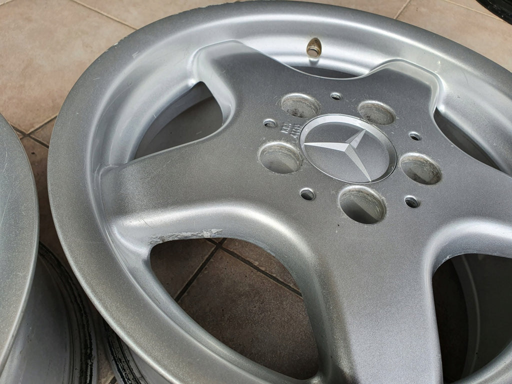 4x Alufelge 15 Zoll 7.0" 5x112 35ET Z5970535R Mercedes-Benz W203 W210 Rim Wheel FEL2967591009zb