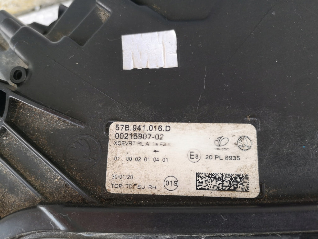 Frontscheinwerfer Skoda Karoq 57B941016D LED Rechts Scheinwerfer Headlight SCH5060548136dy