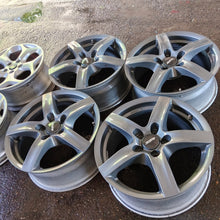 Laden Sie das Bild in den Galerie-Viewer, 4x Alufelge 17 Zoll 7.5" 5x112 48ET Glanz Grau KBA47777 Audi I Rim Wheel FEL1848737926bd
