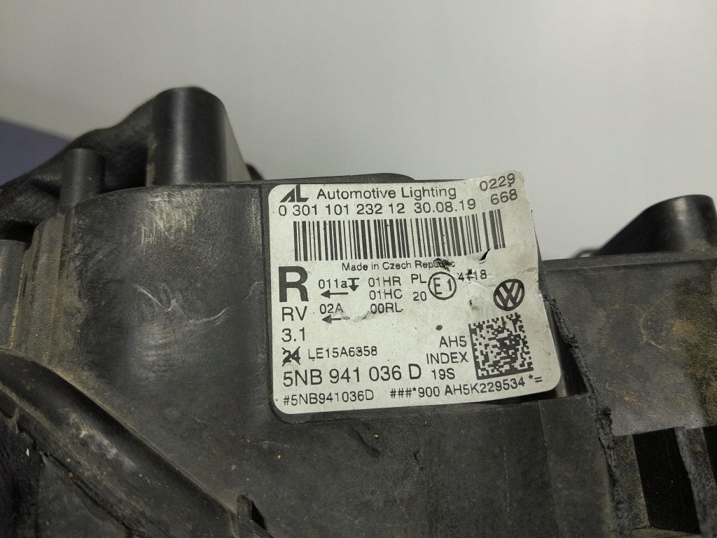 Frontscheinwerfer VW Tiguan 5NB941036D Full LED Rechts Scheinwerfer Headlight