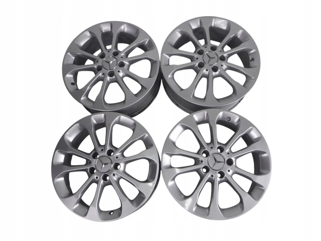 4x Alufelge 17 Zoll 6.5" 5x112 38ET Glanz Silber A1564011700 Audi 4 Gla I FEL4104420033fp