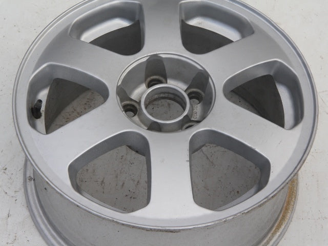 1x Alufelge 15 Zoll 6.5" 5x100 43ET Silber 1J0601025A Skoda Octavia Rim Wheel