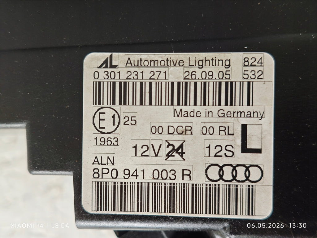 Frontscheinwerfer Audi A3 8P0941003R Xenon Links Scheinwerfer Headlight SCH4479233254id