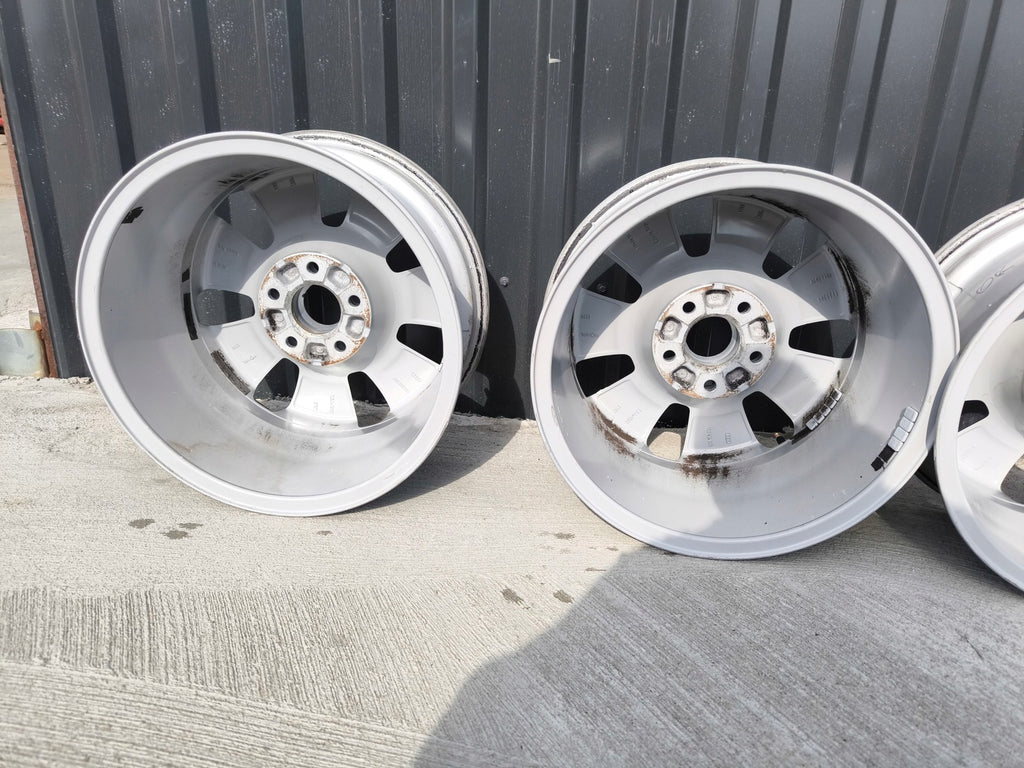 4x Alufelge 16 Zoll 7.5" 5x112 37ET Glanz Silber 4G0601025 Audi A5 A4 Rim Wheel