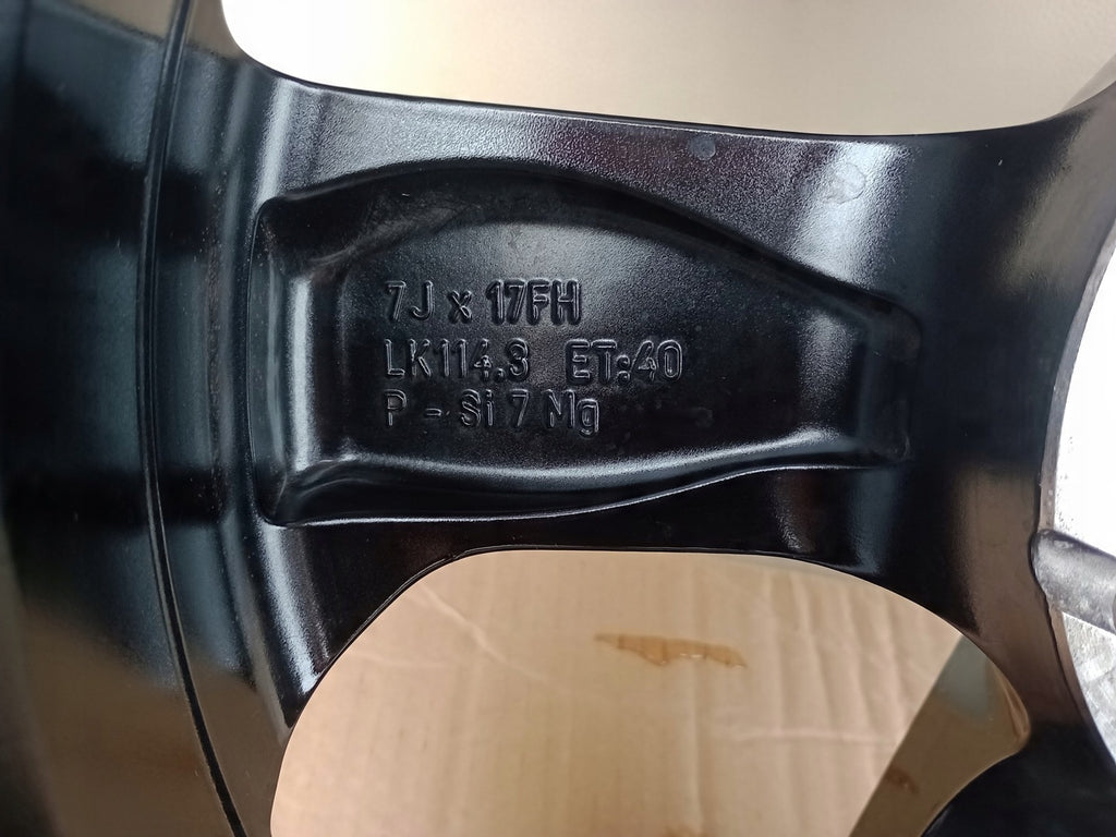 1x Alufelge 17 Zoll 7.0" 5x114.3 40ET KB409-6U200 Nissan X-Trail Rim Wheel