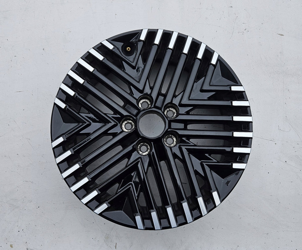 1x Alufelge 17 Zoll 6.5" 5x114.3 45ET Glanz Schwarz Nissan Leaf Rim Wheel FEL2546655695my