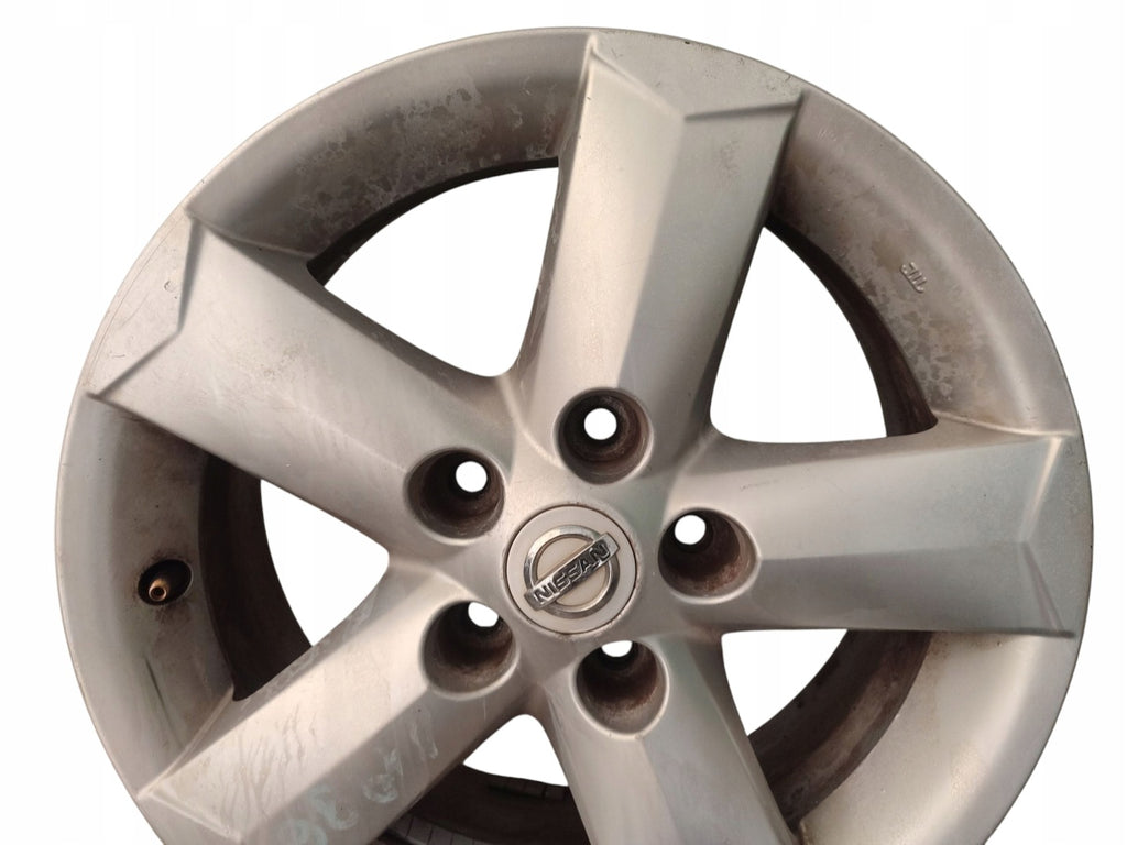 1x Alufelge 16 Zoll 6.5" 5x114.3 40ET Glanz Silber Nissan Qashqai I J10 FEL8275144408lc