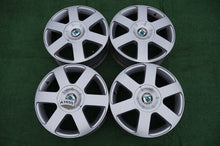 Laden Sie das Bild in den Galerie-Viewer, 4x Alufelge 16 Zoll 6.5" 5x112 50ET Glanz Silber 1Z0601025B Skoda Octavia Ii FEL8833687684sw