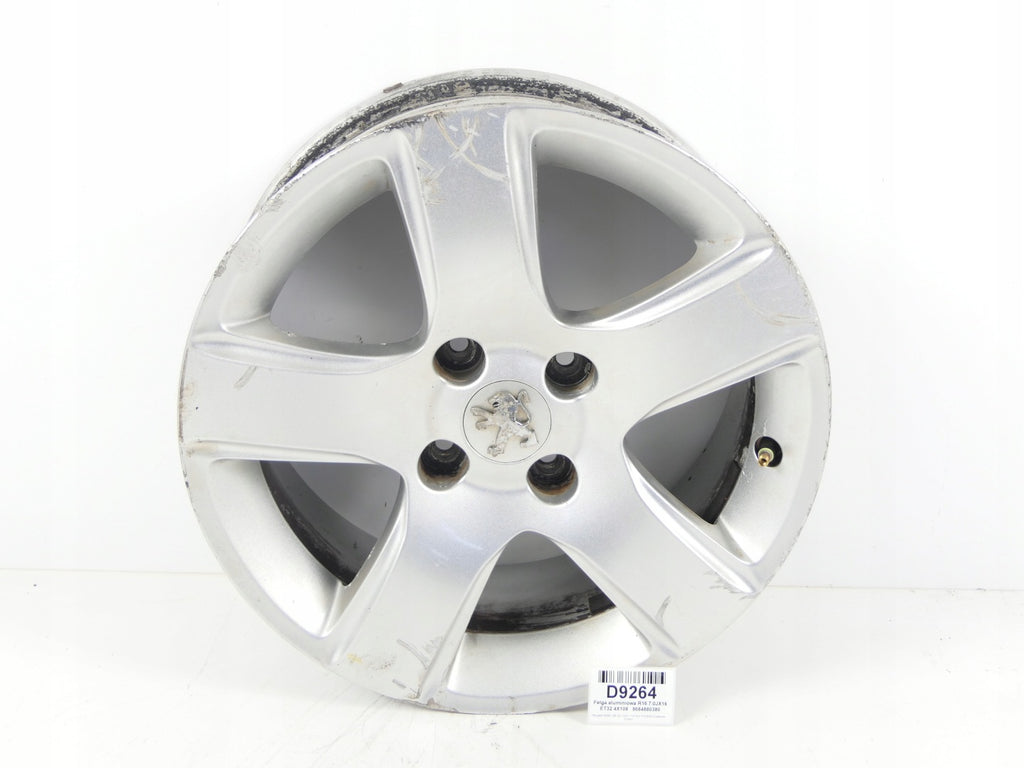1x Alufelge 16 Zoll 7.0" 4x108 9684880380 Peugeot 3008 Rim Wheel FEL2715057731au