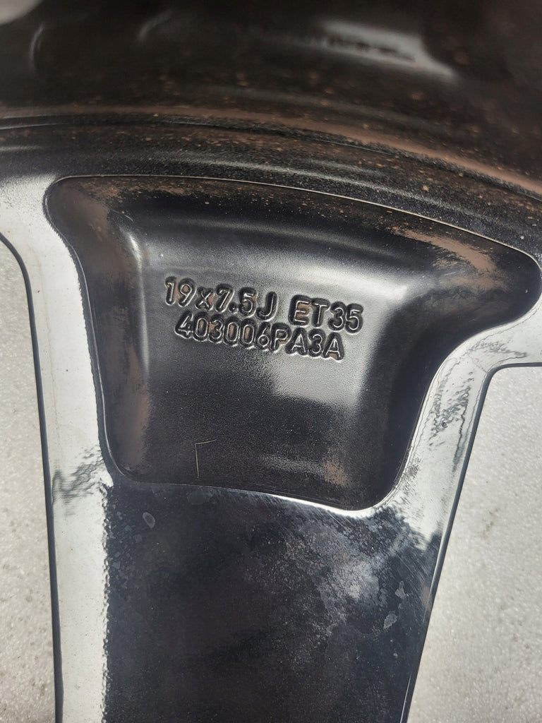 1x Alufelge 19 Zoll 7.5" 5x114.3 35ET 403006PA3A Nissan Juke Rim Wheel