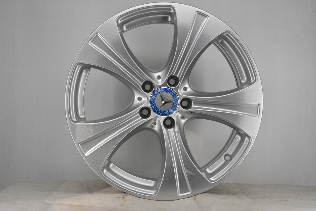4x Alufelge 18 Zoll 8.0" 5x112 38ET Glanz Silber A2534010800 Mercedes-Benz