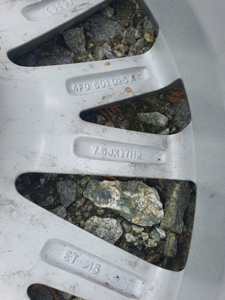 1x Alufelge 17 Zoll 7.5" 5x110 45ET 4F0601025AK Audi A6 C6 A4 B7 B6 Rim Wheel FEL2201724684tl