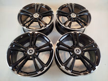 Laden Sie das Bild in den Galerie-Viewer, 4x Alufelge 18 Zoll 7.5" 5x112 49ET Glanz Schwarz A1774011300 Mercedes-Benz FEL5976688143th