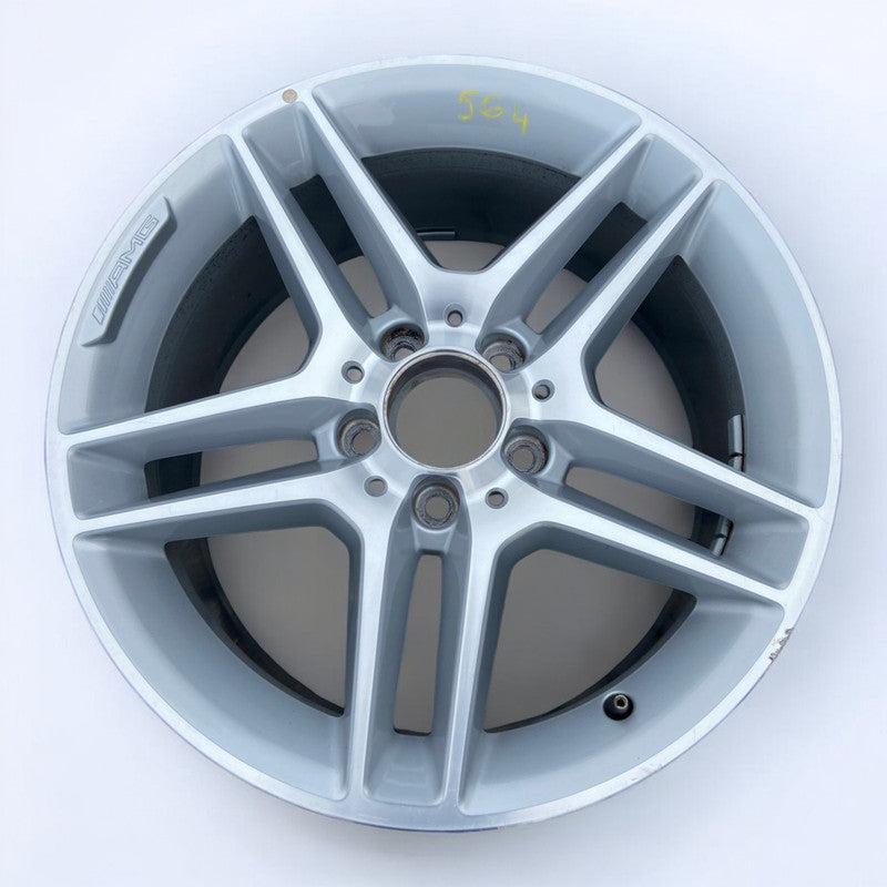 4x Alufelge 17 Zoll 8.5" 5x112 58ET Glanz A2044012400 Mercedes-Benz Amg